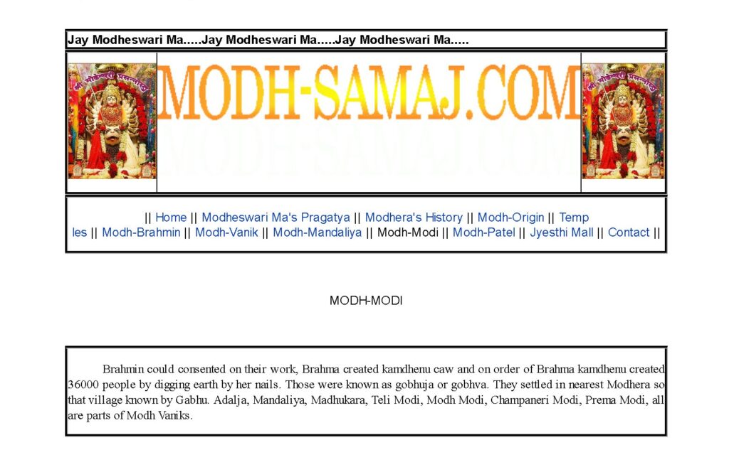Modh Samaj